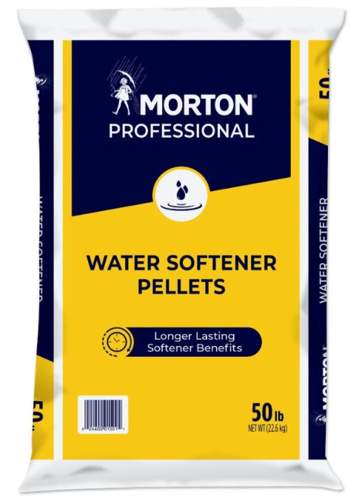 Morton WS50 Salt Water Softener Pellets 50 Pound Bag, 49 Bags per